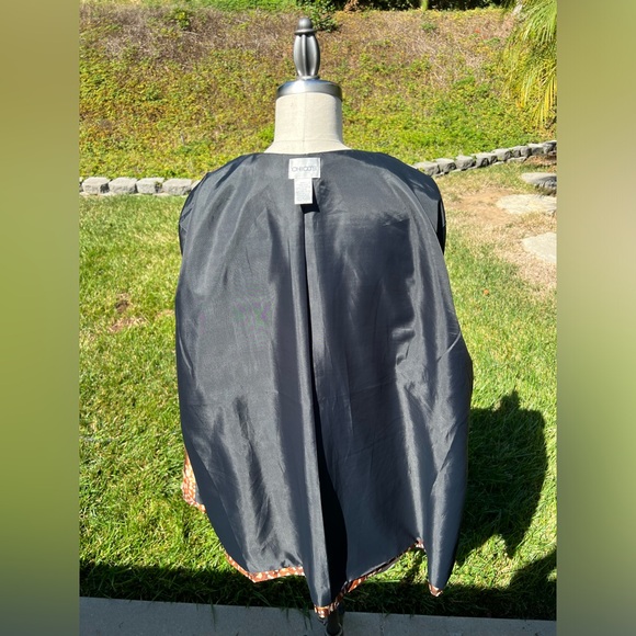 Chico’s Brown Floral Print Blazer - Picture 4 of 6